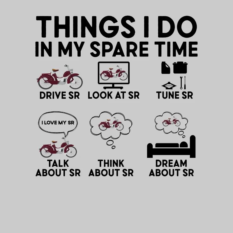 Mobylette SR Mobylette Ostalgie choses Mon temps libre