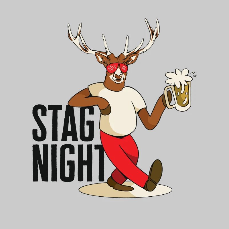 Bachelor Stag Night Drinking Celebration