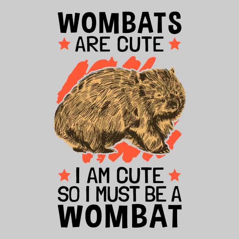 Also bin ich ein Wombat Beuteltier