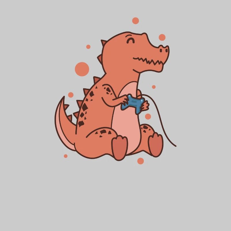 kleiner T-Rex Dino mit Controller Reptil