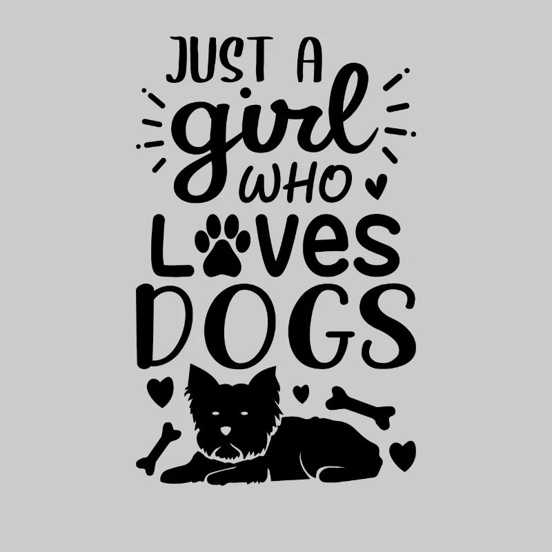 NUR EIN MÄDCHEN, DAS HUNDE LIEBT
