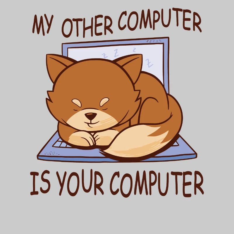 Mein Anderer Computer Ist Ihr Computerfuchszitat