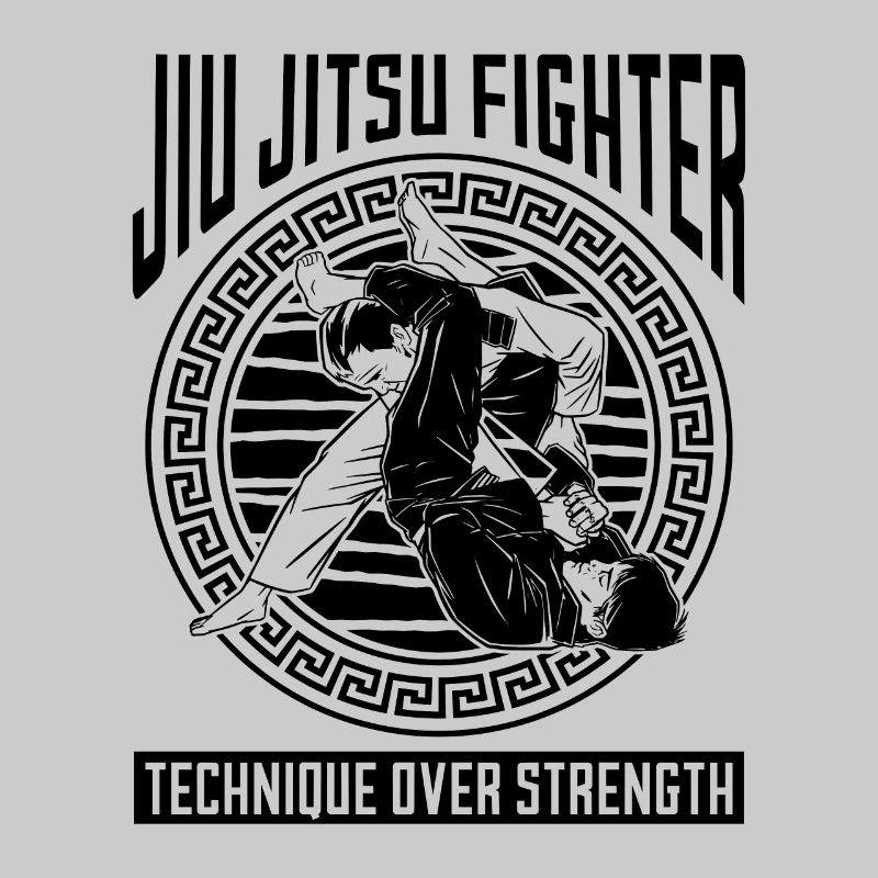 Technique de combat de Jiu Jitsu sur le combat de combattant