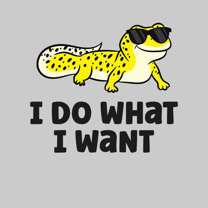 Ich tue, was ich will Reptil Eidechse Leopard
