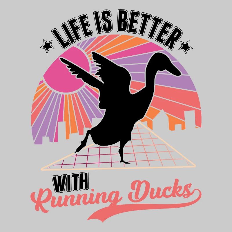 Life is better with running ducks