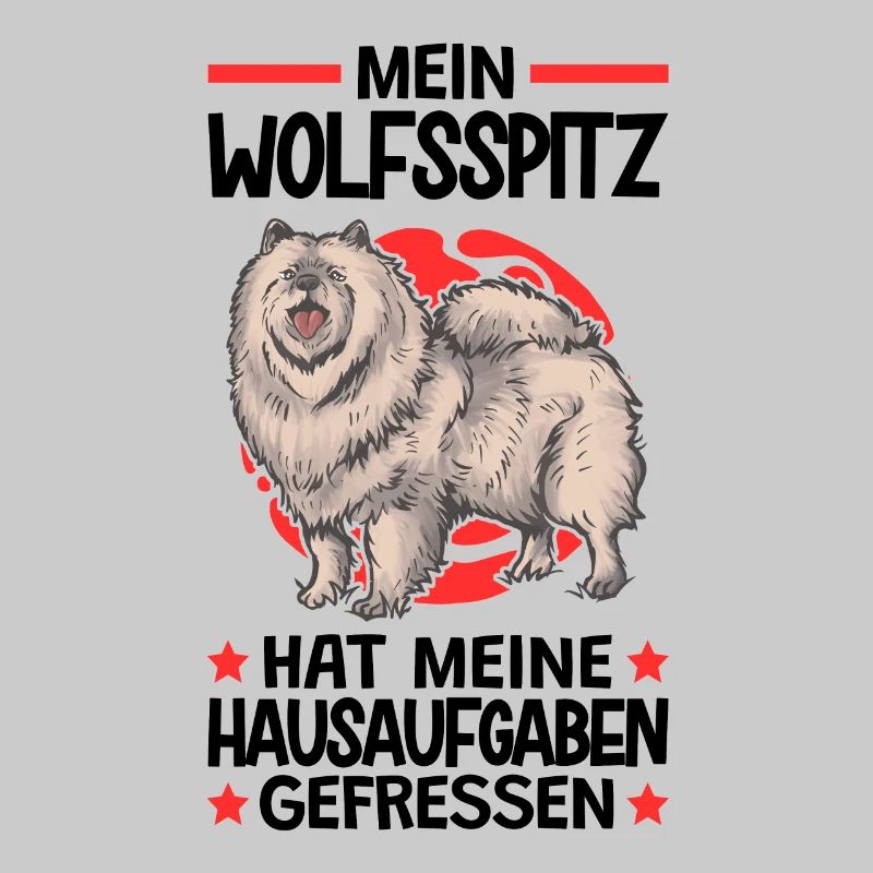 Wolfsspitz Hausaufgaben deutscher Spitz Keeshond