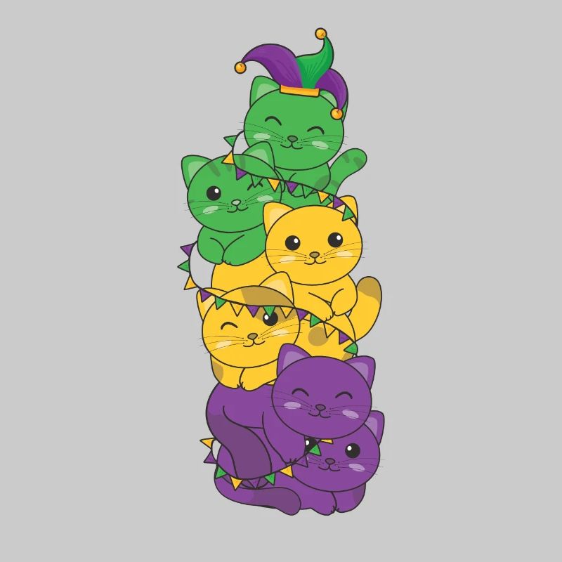 let the shenanigans begin Mardi Gras Cat Tower