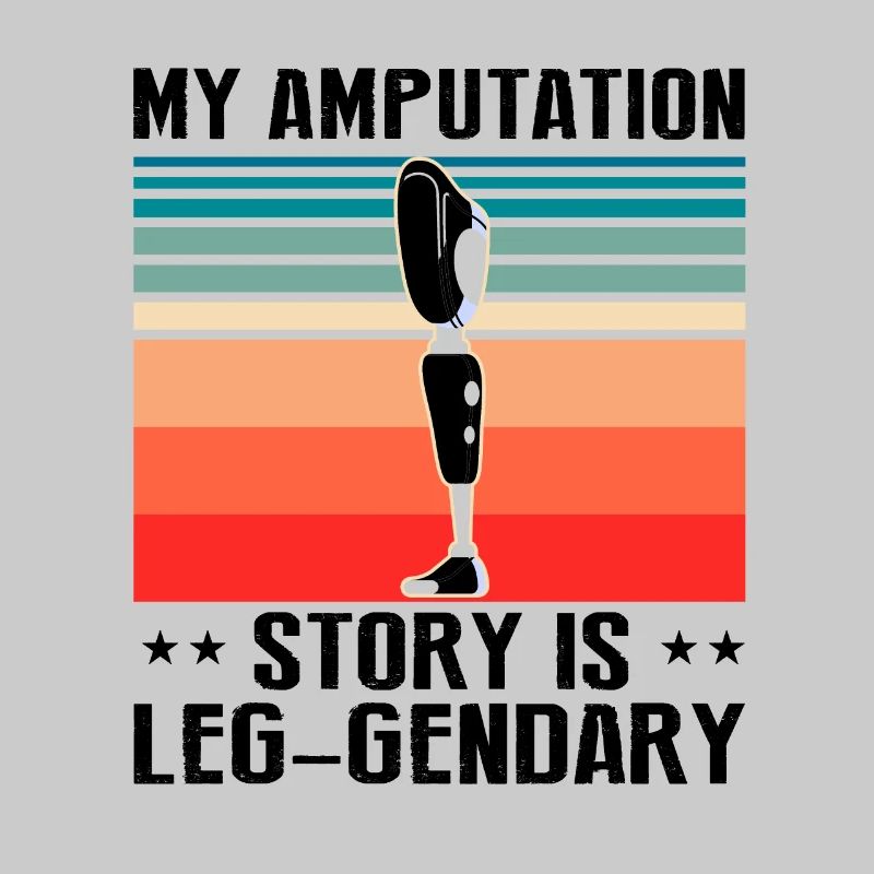 Artificial leg design for leg prostheses