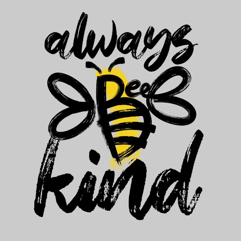 Always Be Nice - Abeille - Abstrait - Art graphique