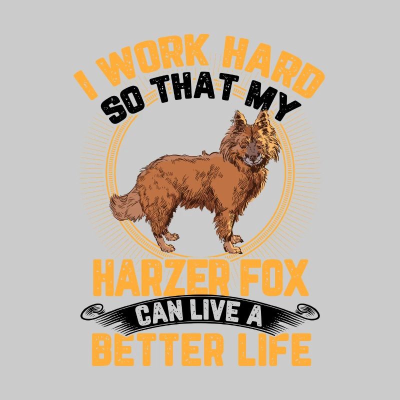 Harzer Fuchs work hard Old German herding fox