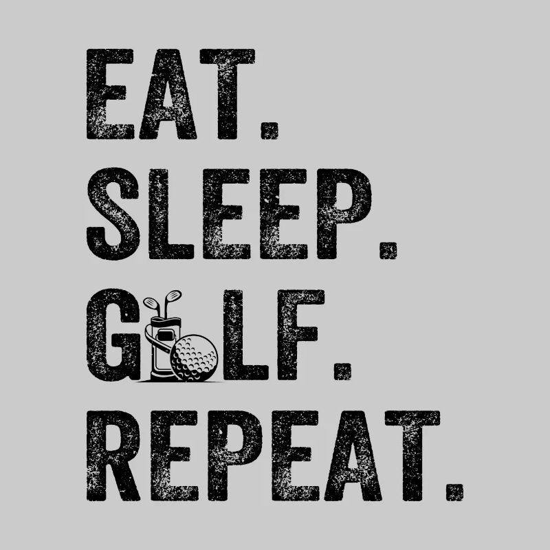 Manger dormir Golfing Repeat - Joueurs de golf