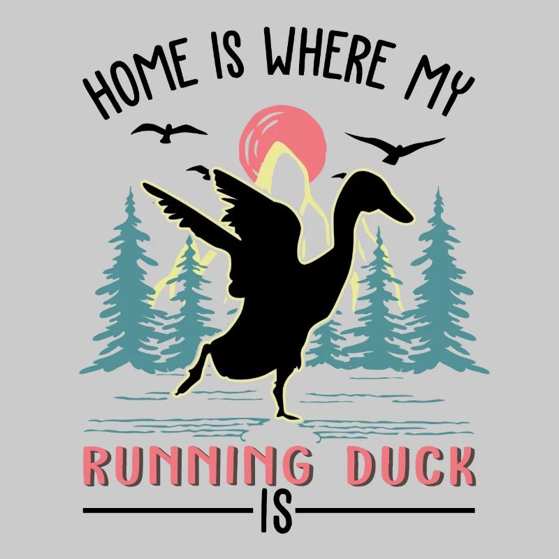 La maison, c’est là que se trouvent mes canards coureurs