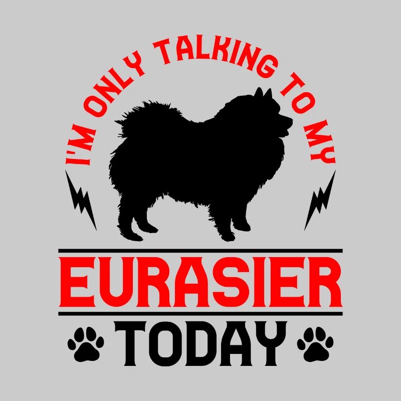 Rede nur mit meinem Eurasier Eurasian Spitz