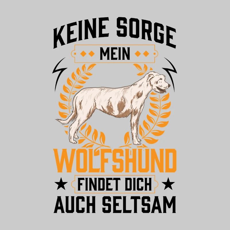 Irish Wolfhound vous trouve étrange