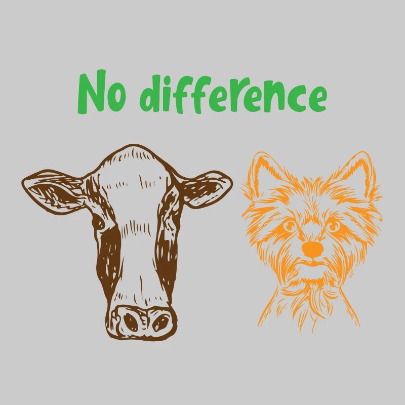 No difference Animal rights Geschenk