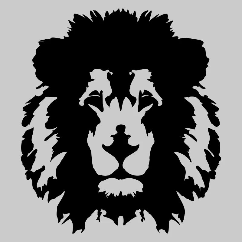 Visage de lion
