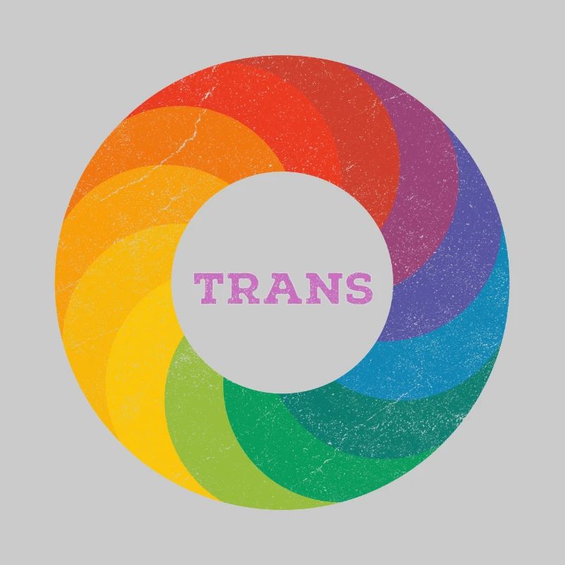 Regenbogen Ring "Trans" Pink