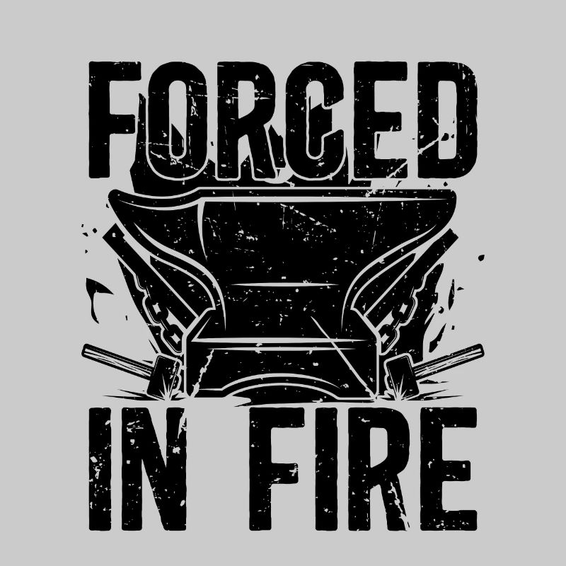 Forcé dans le feu forger Farrier Anvils Blacksmiths