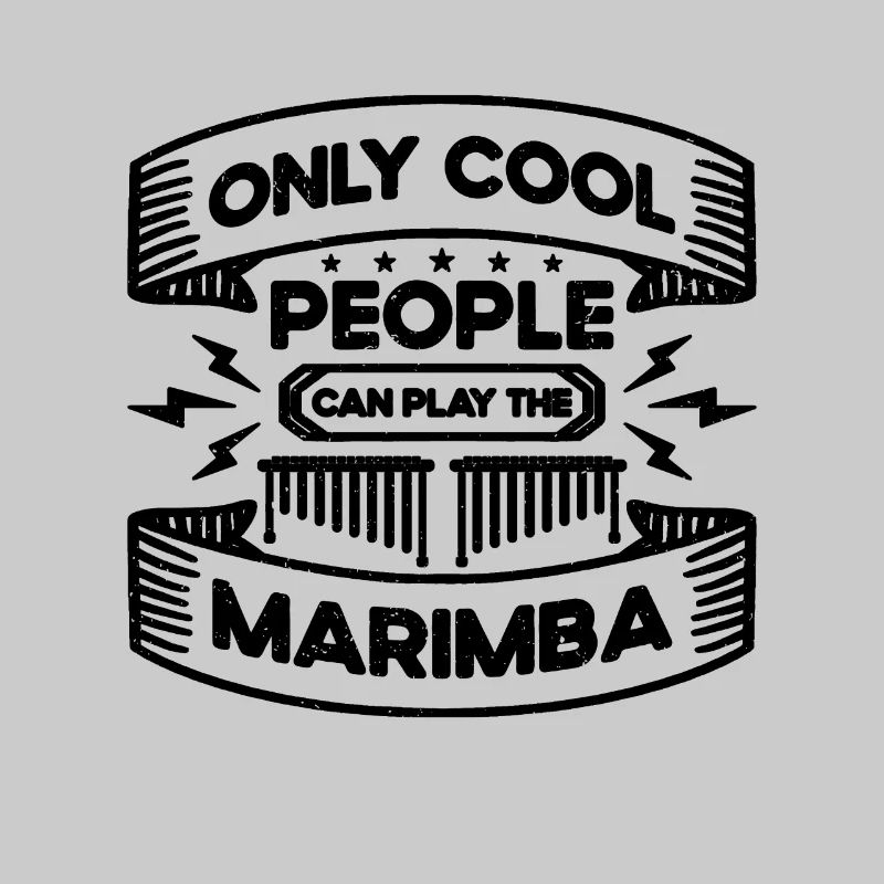Only Cool People Marimba Percussion Marimba Player