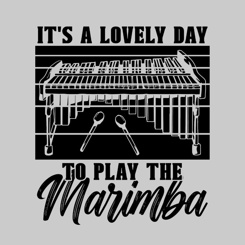 It's A Lovely Day Retro Percussion Marimba Player