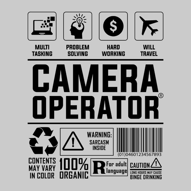 Camera Operator Loves Movie Maker Camera Operator