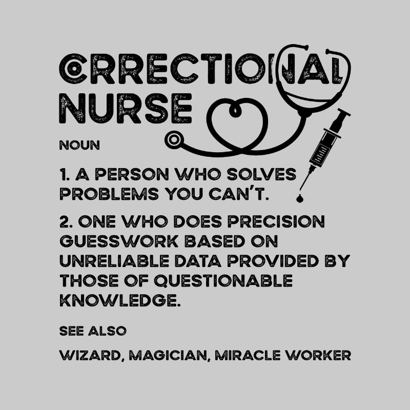 Correctional Nurse A Person Who Solves Corrections