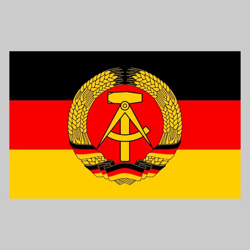 Drapeau de la RDA (original)