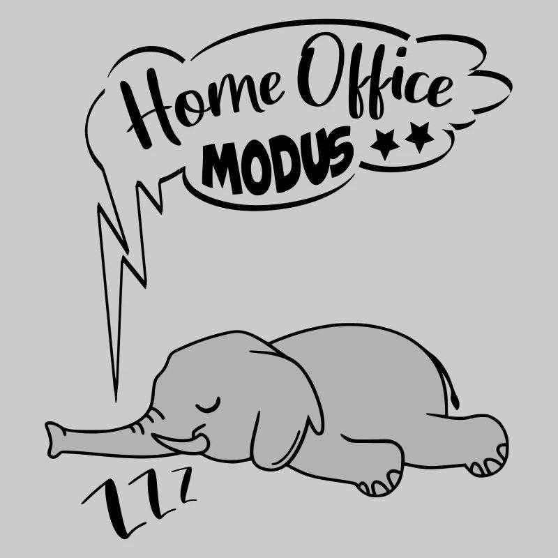 Home Office Modus Elefant Ingnorant Nein Nö Chef