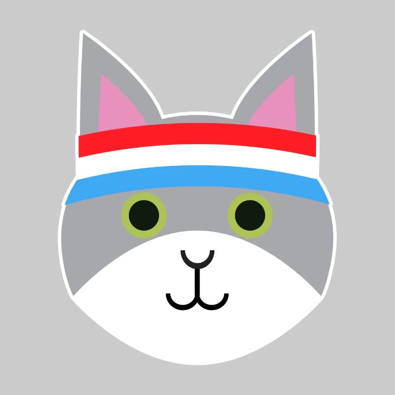 Jogging Katze
