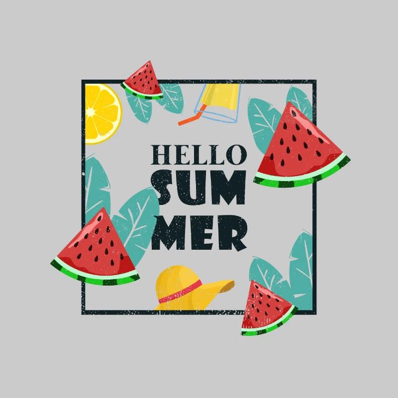 Hello Summer | Pastèque cadeau de limousine orange