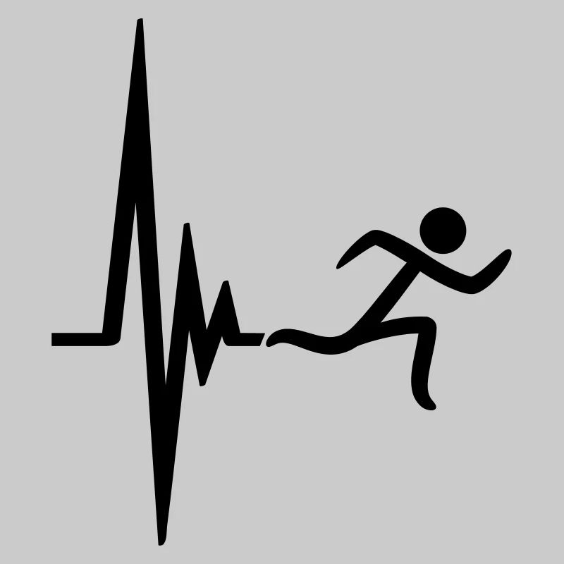 Heartbeat pulse frequency icon race