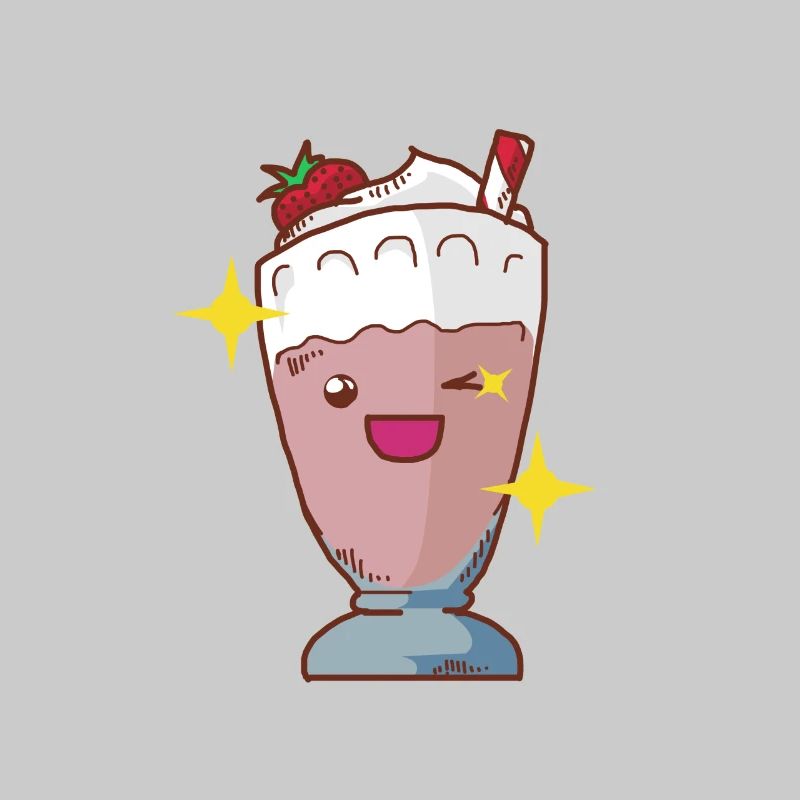 Milchshake Erdbeershake Erdbeermilchshake Shake