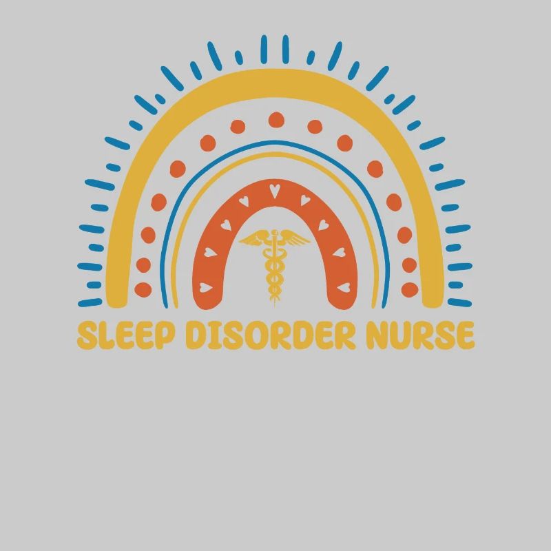 Sleep Lab Nurse Boho Rainbow