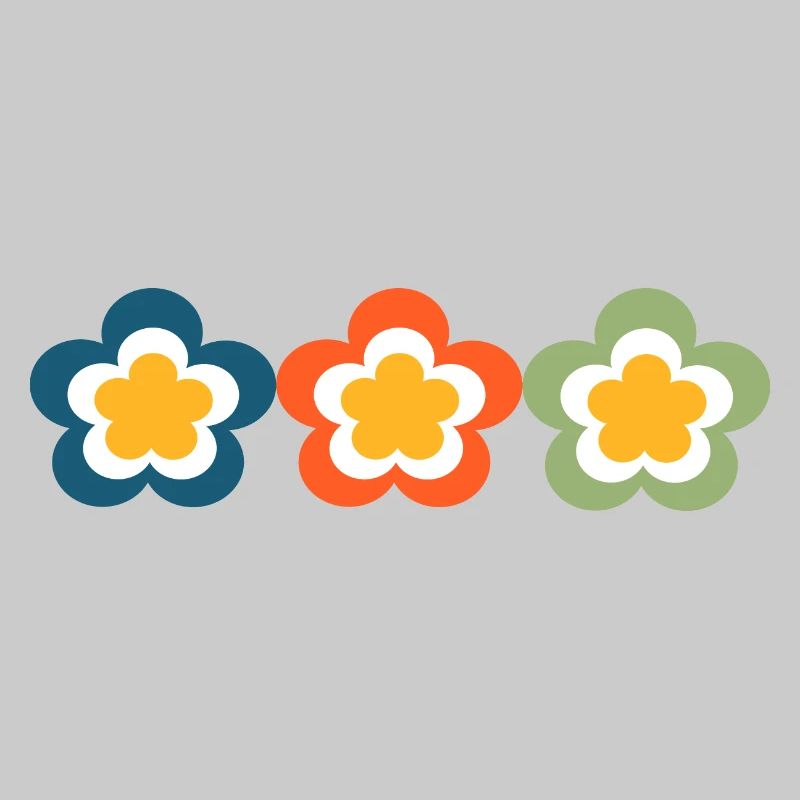 70s Flower Pattern
