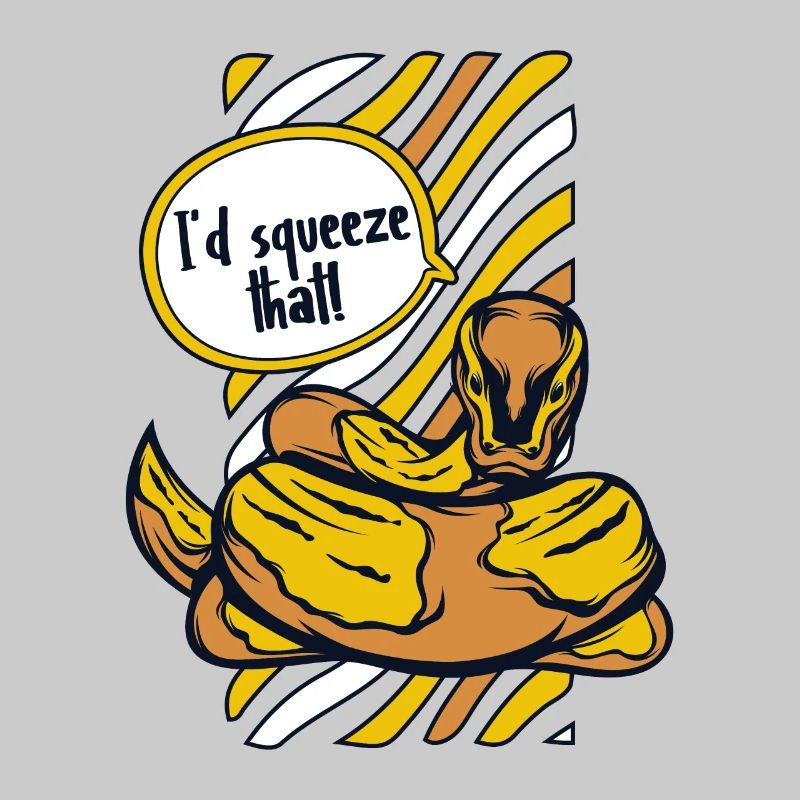 Je serrerais cette boule de banane de serpent python