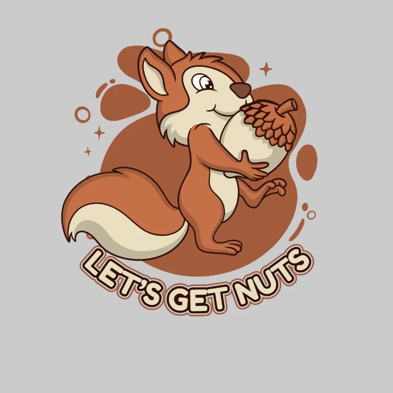 Let's Get Nuts Squirrel Fox Squirrel Squirrel