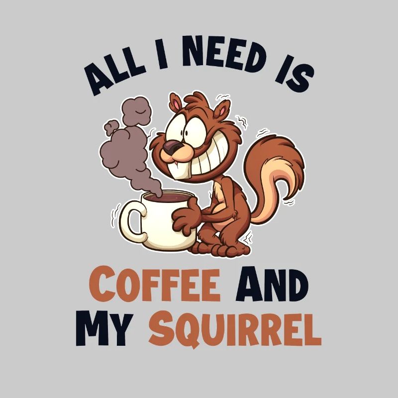 Coffee and my Squirrel Squirrel Fox Squirrel