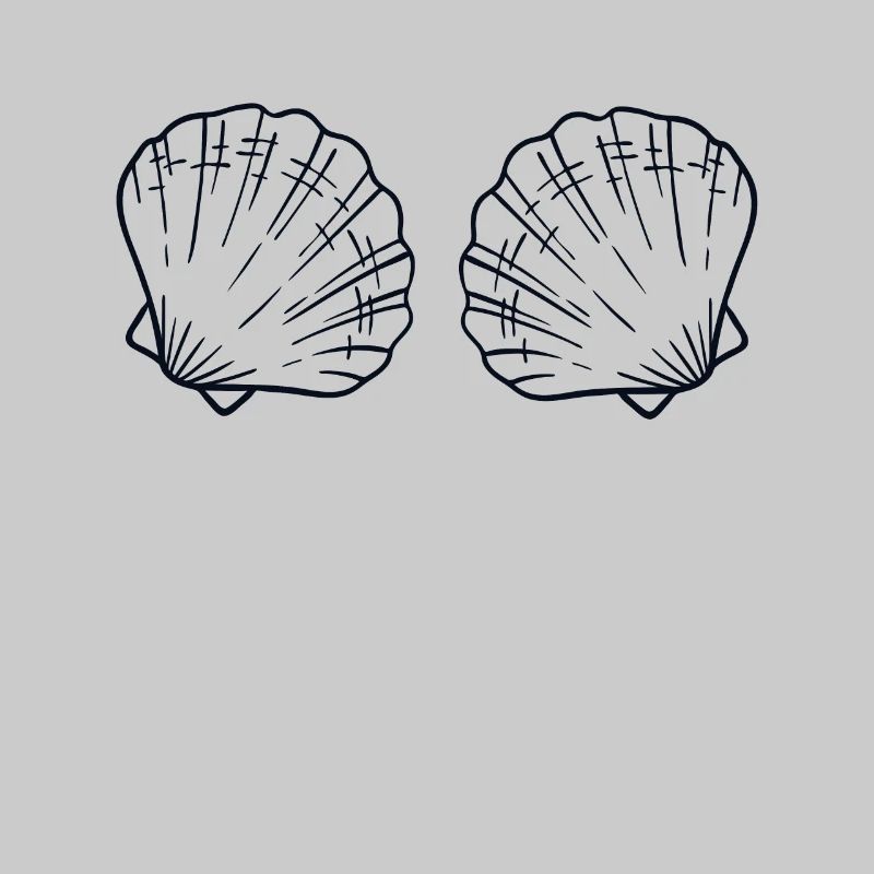Seashell Bra BH Shell Shelling Bag Seashell