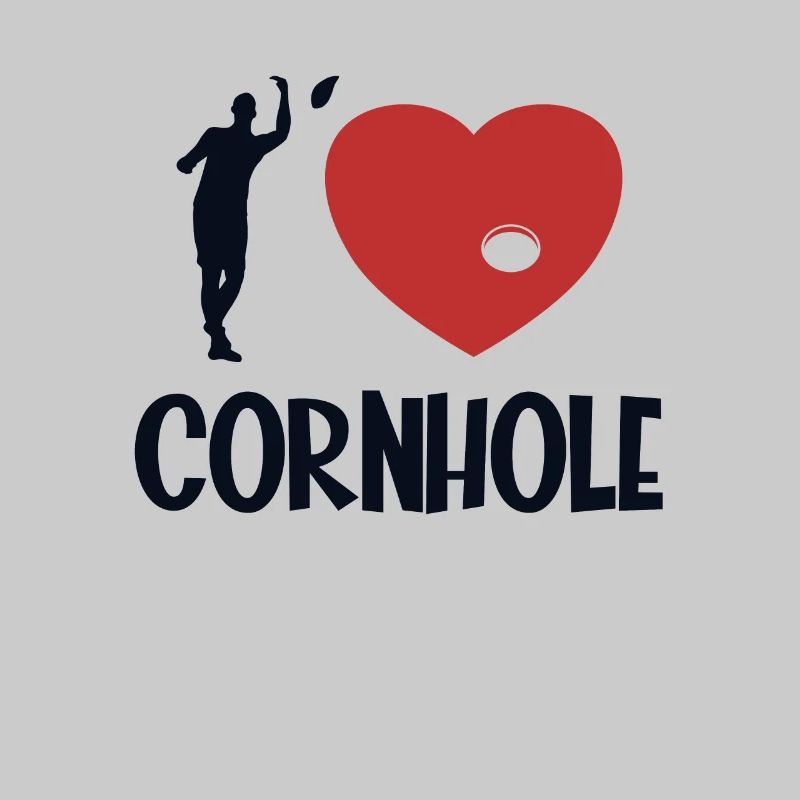 Ich liebe Cornhole Game Boards Sitzsack Professional