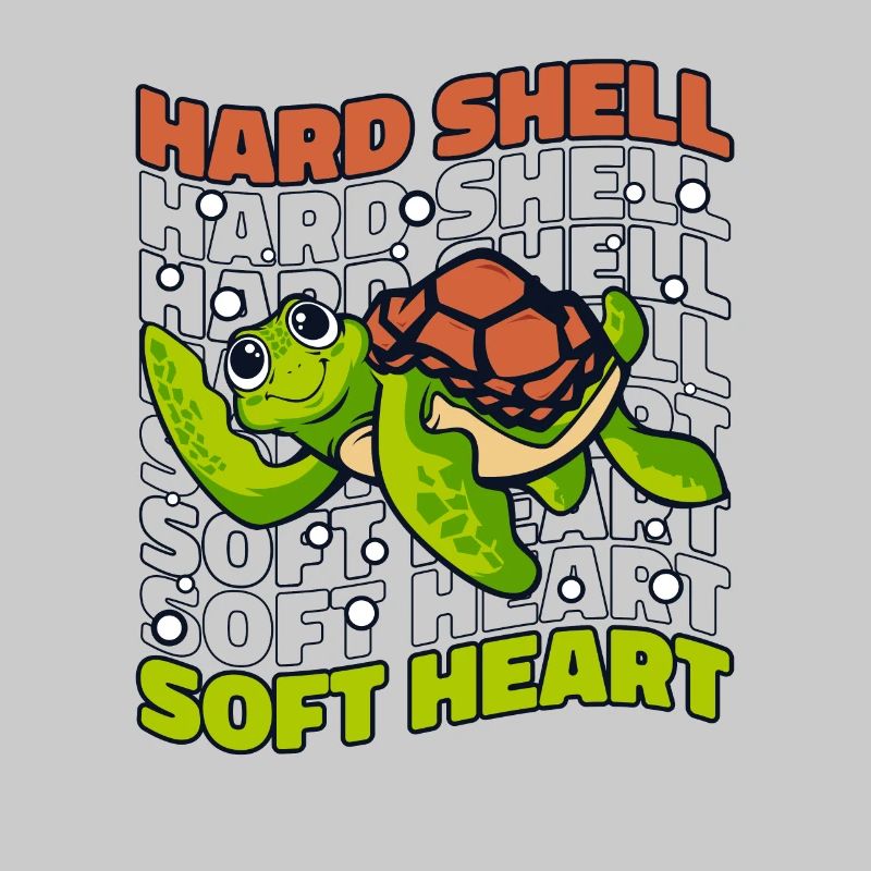 Hard Shell Soft Heart Giant Tortoise