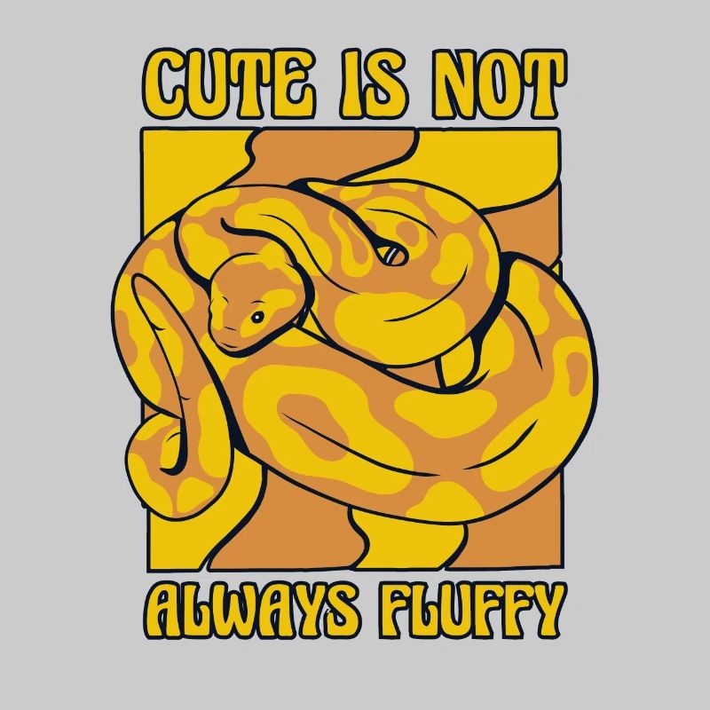 Cute Is Not Always Fluffy Python Snake Banana
