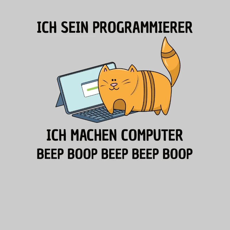 Lustiges Programmierer Entwickler Computer Katzen