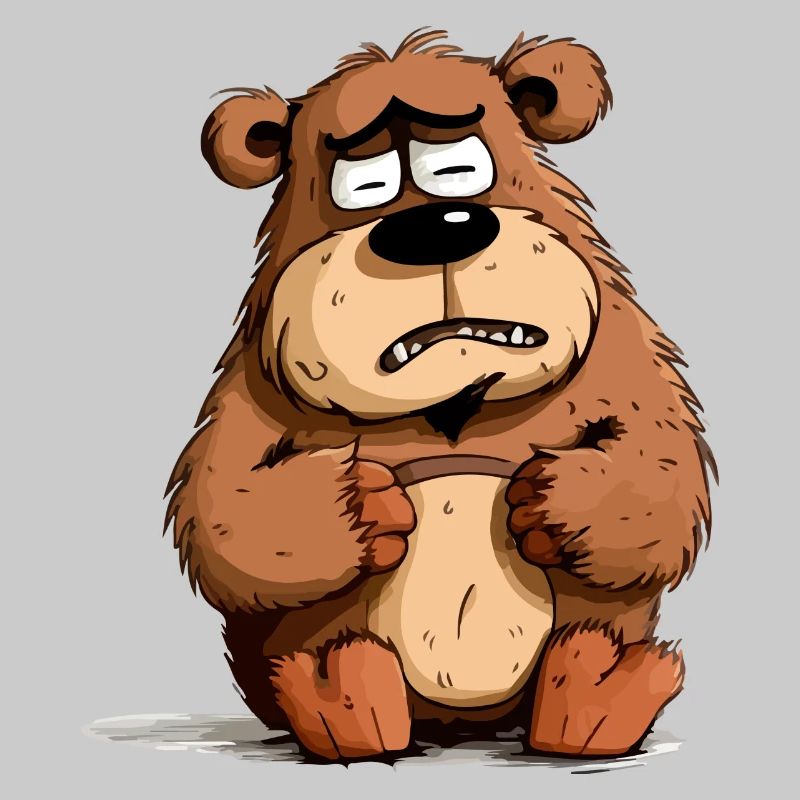Jacky the grumpy bear