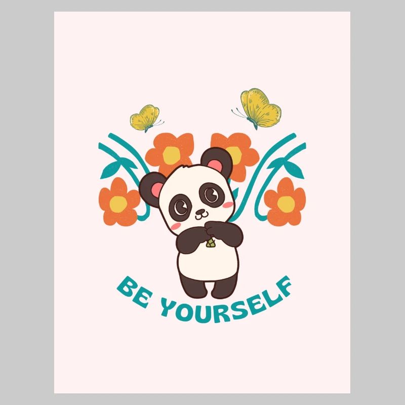 Be yourself (Cute Panda Design) Gift