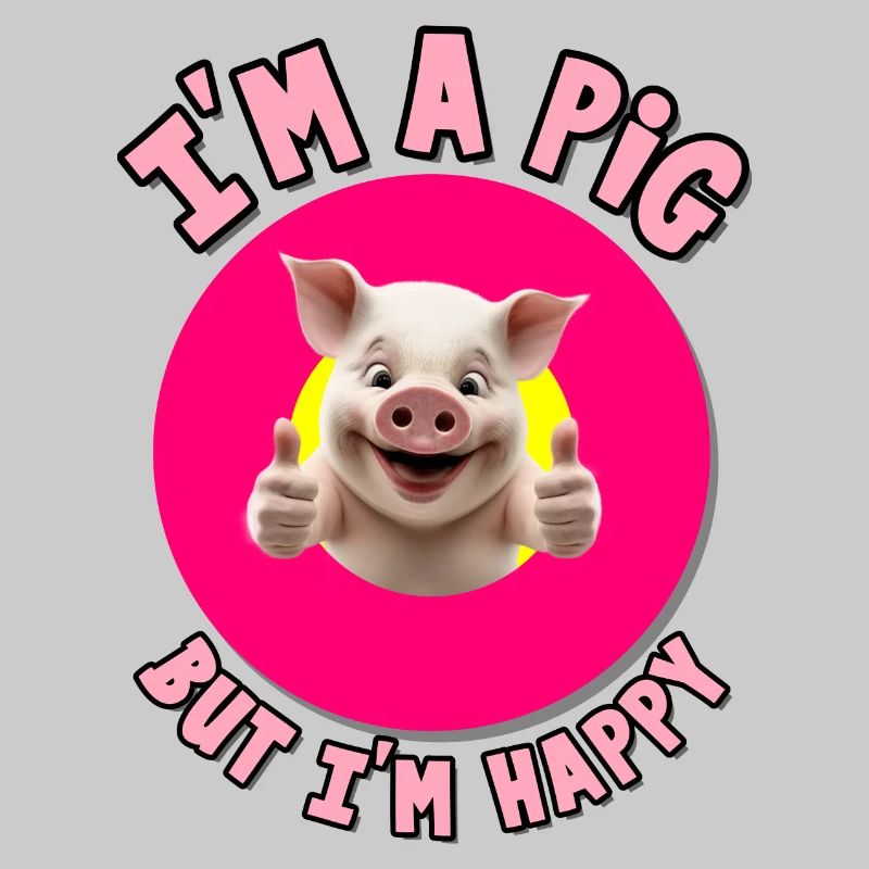 Ich bin ein Schwein, aber ich bin glücklich