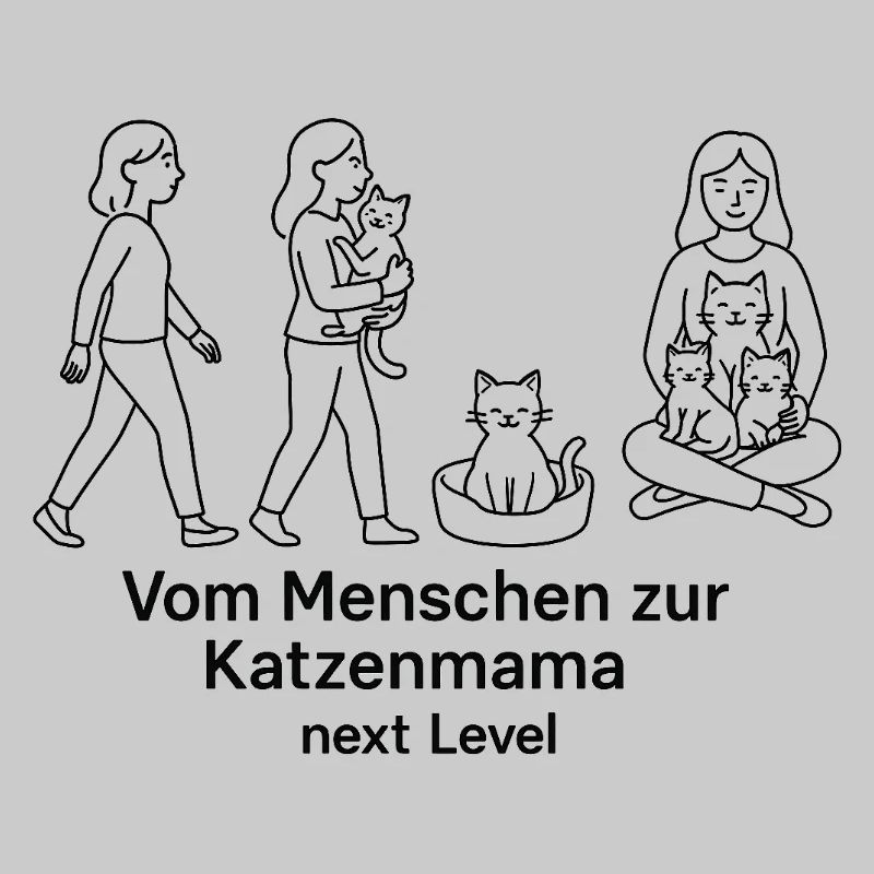 Cat Mom Evolution Cat Mom Cat Cat Day