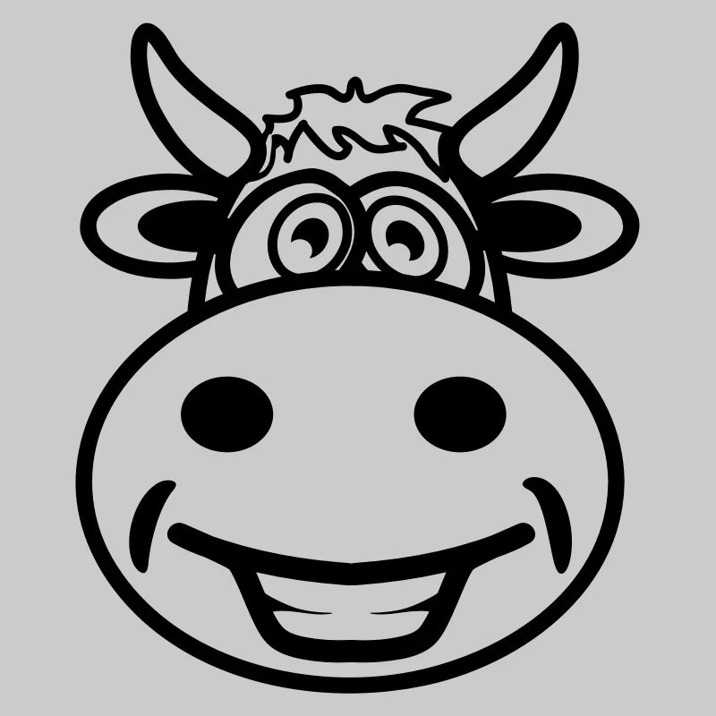 Vache drôle mignon