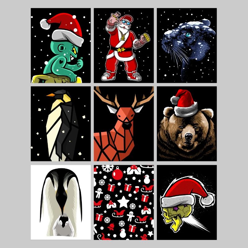 Christmas rectangles