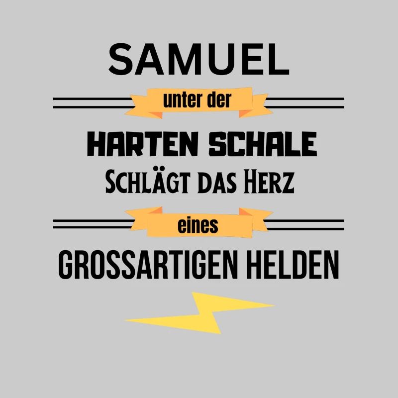 Samuel unter harte Schale eines Großartigen Helden