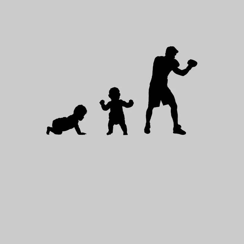 Born To Kick Boxing Boxer Evolution Funny Gift